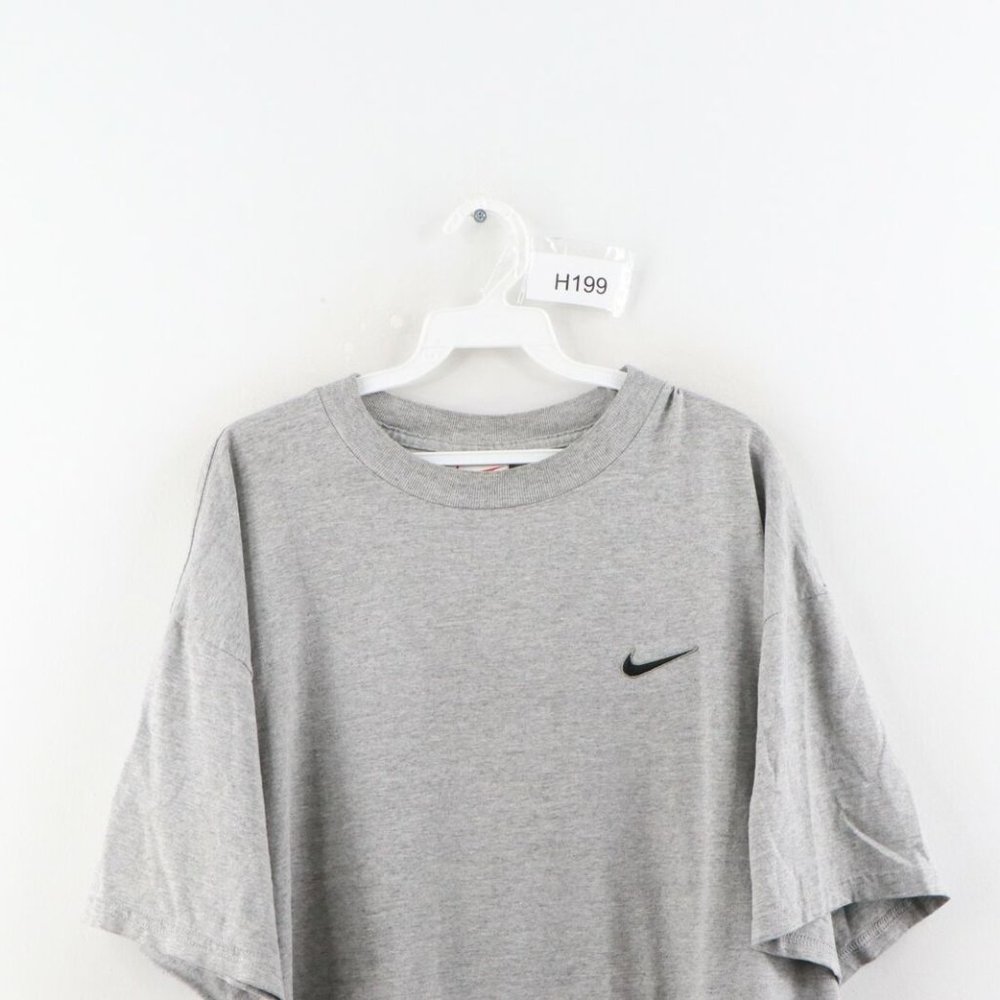 Vtg Nike Travis Scott Short Sleeve Shirt Gray - image 2